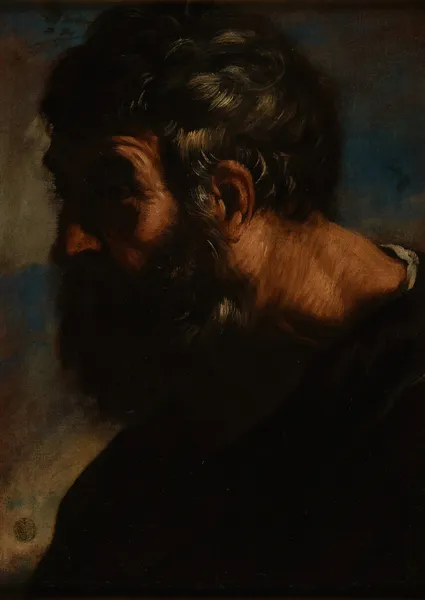 Tête d’homme av Pier Francesco Mola