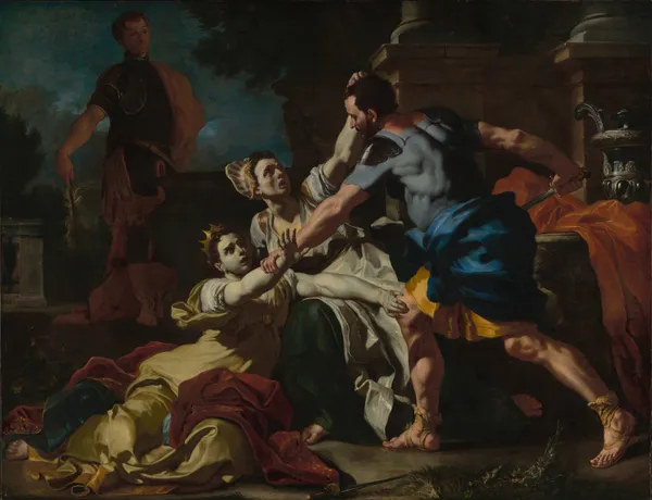Death of Messalina av Francesco Solimena