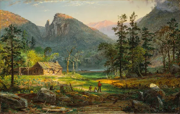 Pioneer’s Home, Eagle Cliff, White Mountains av Jasper Francis Cropsey