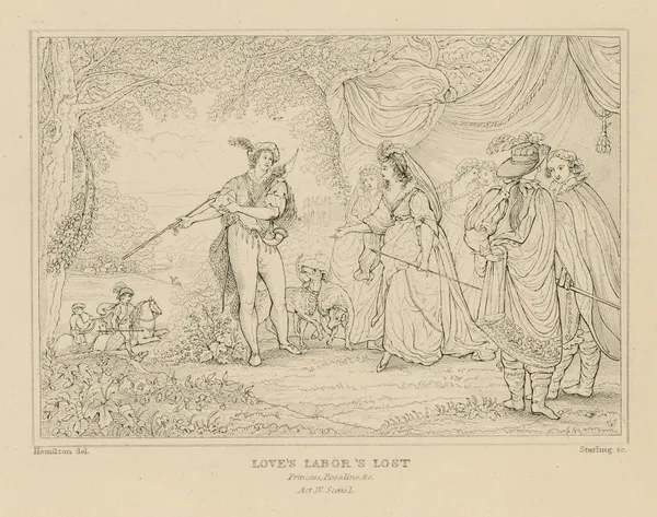 Love’s labor’s lost, Princess, Rosaline, &c (19th century) av William Francis Starling