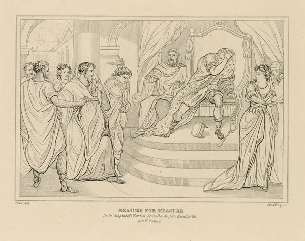 Measure for measure, act V, scene 1 (19th century) av William Francis Starling