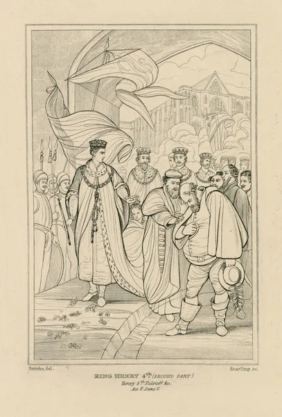 Second part of King Henry IV, act 5, scene 5 (19th century) av William Francis Starling