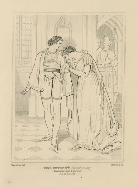 Second part of King Henry VI, act III, scene 2 (19th century) av William Francis Starling