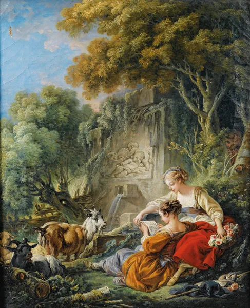 Reading The Letter av François Boucher