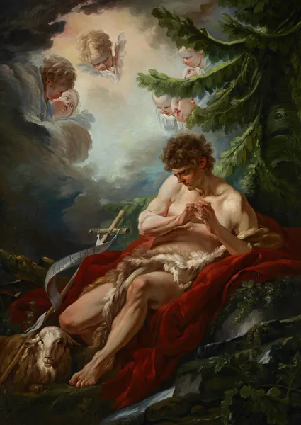 Saint John the Baptist av François Boucher