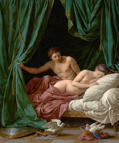 Mars and Venus, Allegory of Peace av Louis-Jean-François Lagrenée