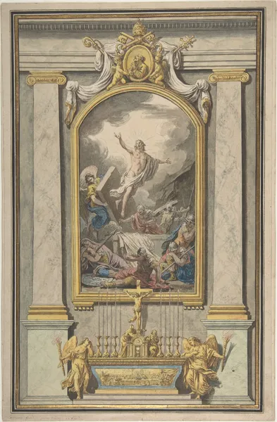 The Resurrection av Louis-Jean-François Lagrenée