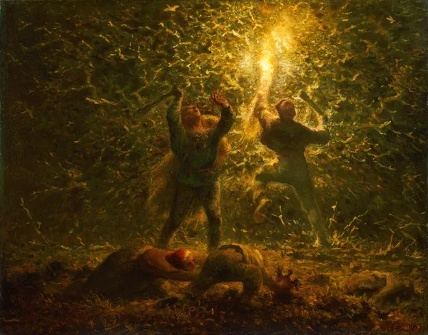 Bird’s-Nesters av Jean-François Millet