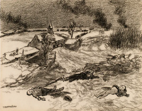 After the Battle av Jean François Raffaëlli
