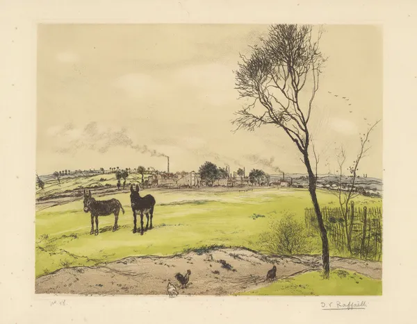 Les petits ânes av Jean François Raffaëlli