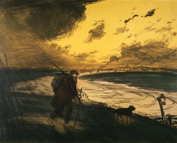 L’orage av Jean François Raffaëlli
