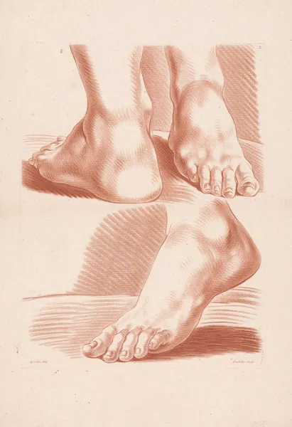 Three feet. av Louis-François Roubiliac