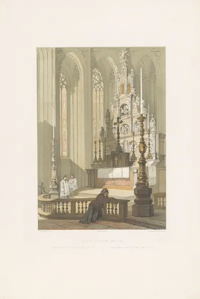 High altar, church of Notre-Dame at Hal av François Stroobant