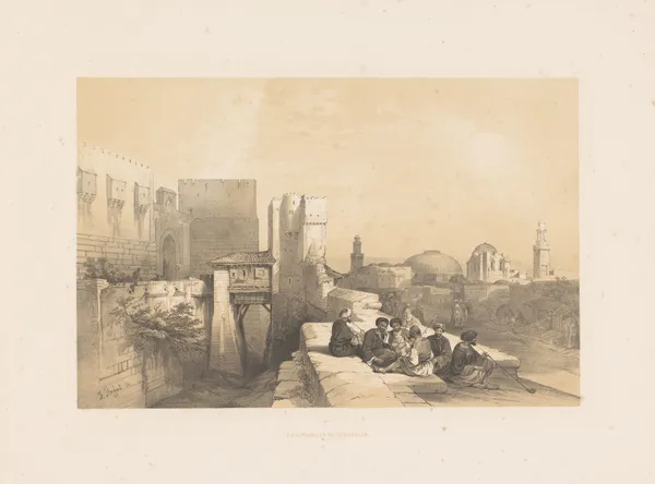 La citadelle de Jérusalem av François Stroobant
