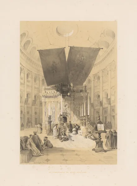 Le tabernacle du Saint-Sépulcre av François Stroobant