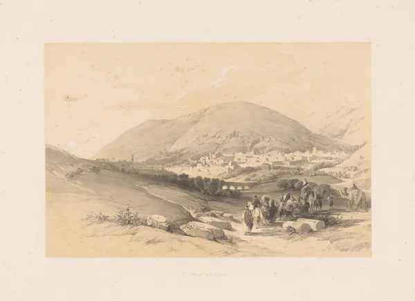 Vue de Naplouse av François Stroobant