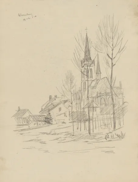 Eglise Notre-Dame à Alsemberg av Jean-François Taelemans