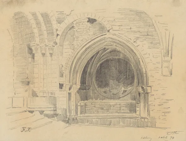 Ruines de l’abbaye de Villers-la-Ville – alcôve avec rosace dans le cloître et emplacement de gisant av Jean-François Taelemans