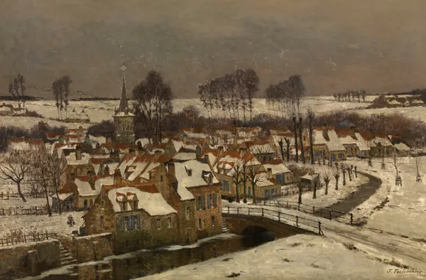 Winter in Brabant av Jean-François Taelemans