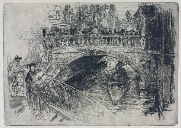 Venetian Bridge av Frank Duveneck