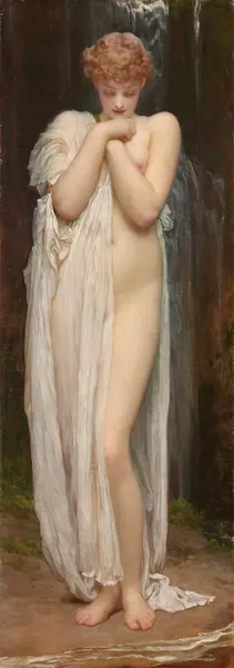 Crenaia, The Nymph Of The Dargle av Frederic Leighton