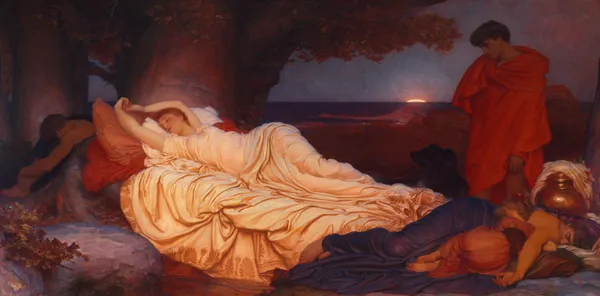 Cymon And Iphigenia av Frederic Leighton