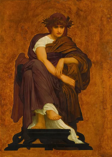 Mnemosyne, Mother of the Muses av Frederic Leighton