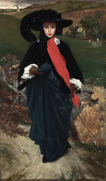Portrait of May Sartoris av Frederic Leighton