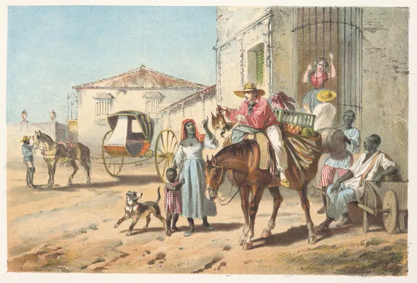 El casero av Pierre Toussaint Frédéric Mialhe