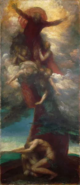 The Denunciation of Adam and Eve av George Frederic Watts