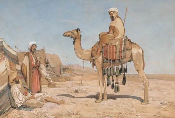 A Bedouin Encampment; Or, Bedouin Arabs av John Frederick Lewis
