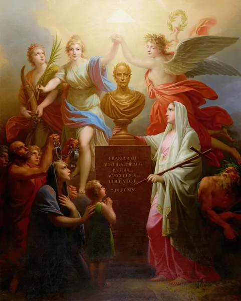 Allegory of the Blessings of Peace av Heinrich Friedrich Füger
