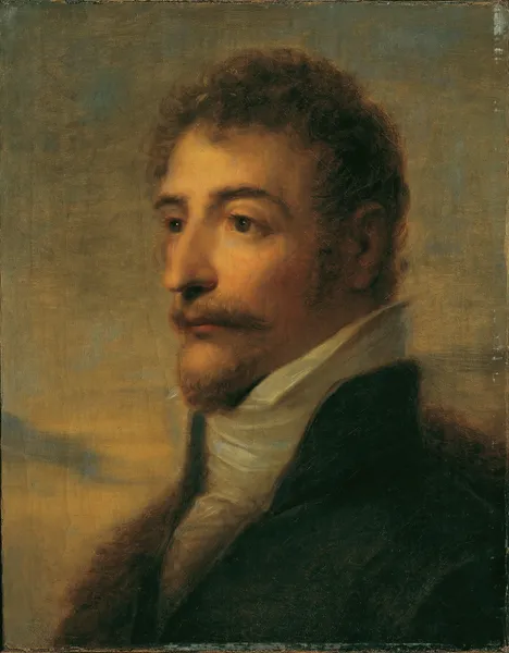 Brustbild eines bärtigen Mannes av Heinrich Friedrich Füger