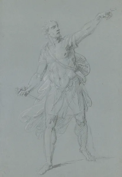 Decimus aus dem ‘Tod der Virginia’ av Heinrich Friedrich Füger
