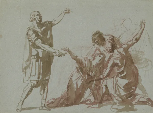 Der Tod der Virginia av Heinrich Friedrich Füger