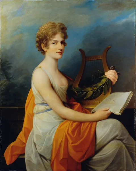 The court opera singer Theresia Saal as ‘Eva’ in Joseph Haydn’s ‘Creation’ av Heinrich Friedrich Füger