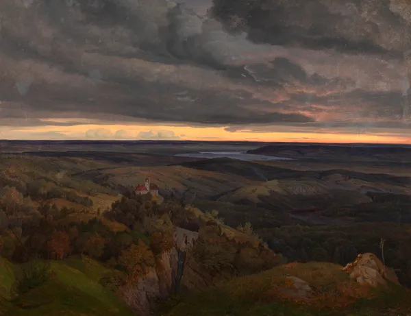 Eifellandschaft av Karl Friedrich Lessing