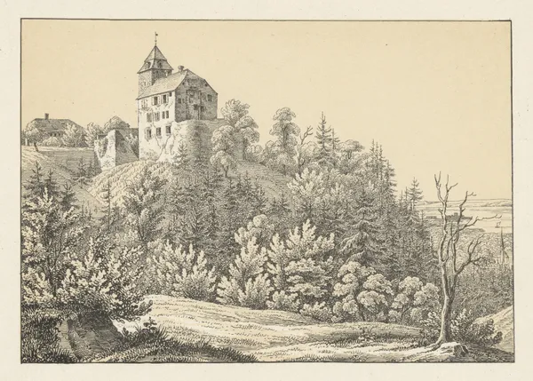 Moetteli Schloss av Johann Friedrich Wagner