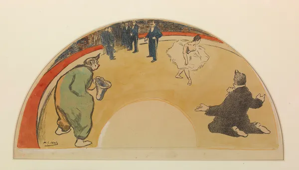 Au Cirque av Henri-Gabriel Ibels