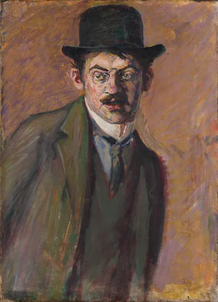 Selbstbildnis av Georg Scholz