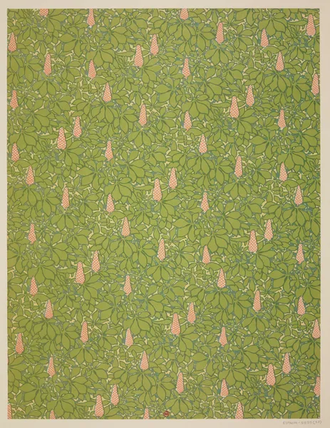 Ensemble de papiers de garde pour Eugène Verneau Pl.37 av George Auriol