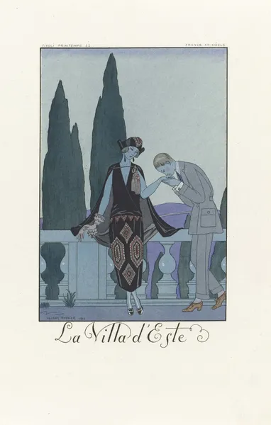 La Villa d’Este av George Barbier