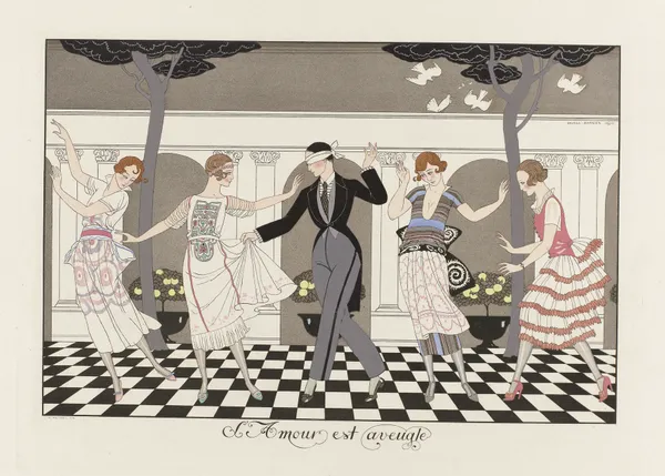 L’Amour est aveugle av George Barbier