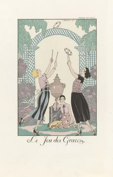 Le Jeu des Graces av George Barbier