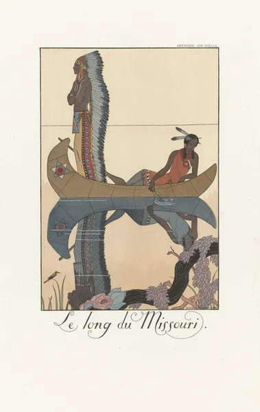 Le long du Missouri av George Barbier