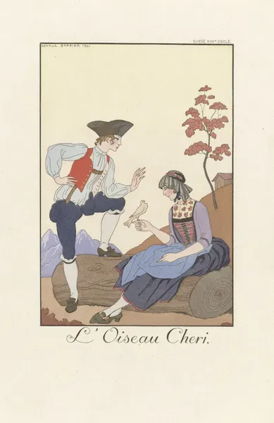 L’Oiseau Cheri av George Barbier