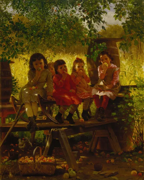 The Cider Mill av John George Brown
