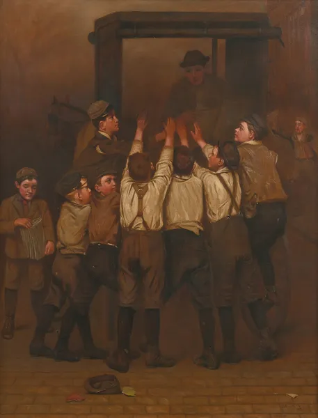 The Rush For Evening Papers av John George Brown