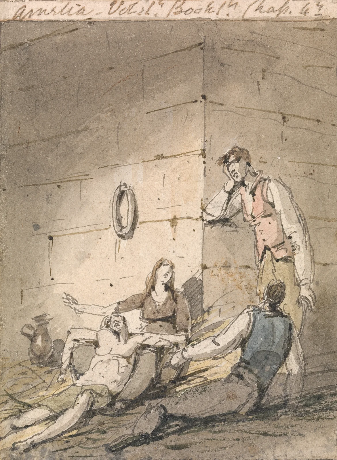 Illustration to Fielding’s Amelia av George Chinnery