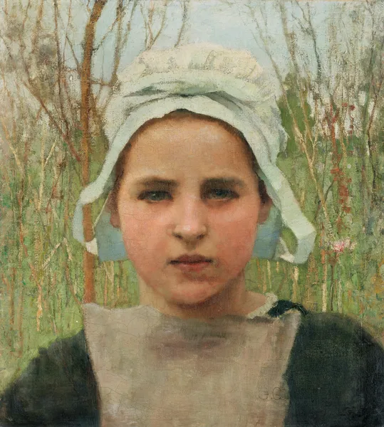 Marie, a peasant girl of Quimperlé av Sir George Clausen